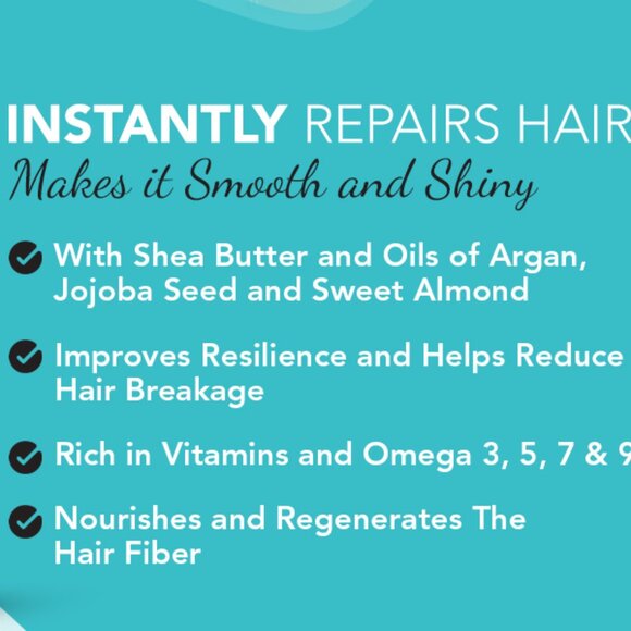 Arganicare Organic Argan Oil Shea Butter Damaged Hair Treatment Serum 3.4oz NEW - Picture 5 of 9